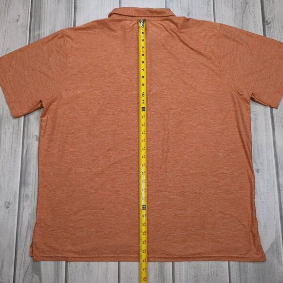 Texas Longhorns Antigua Heather Orange Par 3 Polo - Men's - Picture 6 of 7